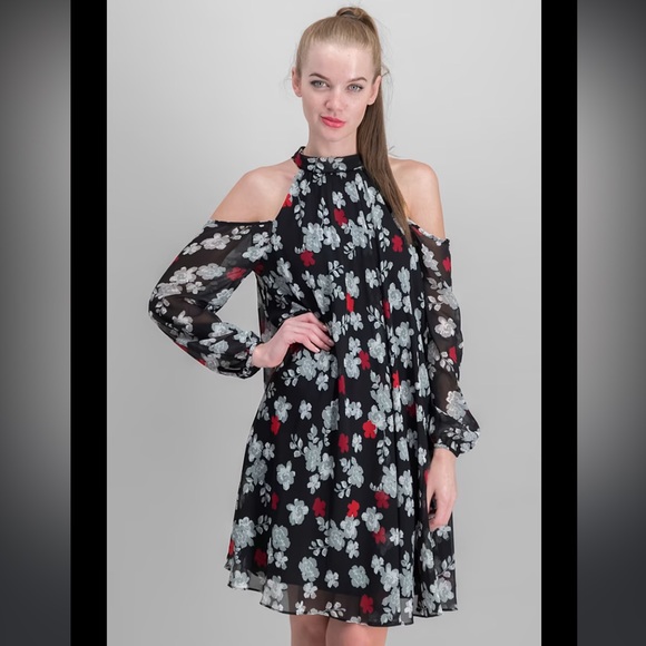 Karl Lagerfeld Dresses & Skirts - Karl Lagerfeld Floral Chiffon Dress